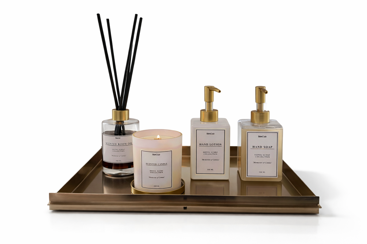SkinClub Home serien inkl. messing bakke