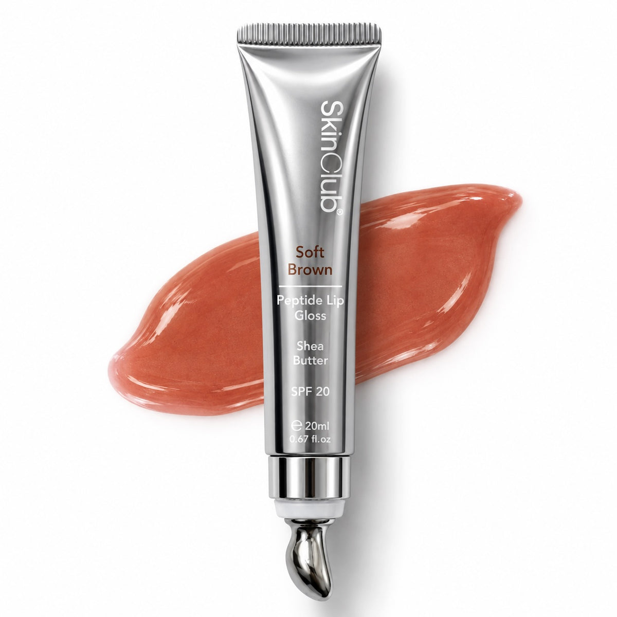 Soft Brown Peptide Lip Gloss 20 ml.
