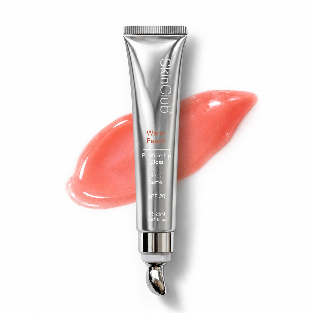 Warm Peach Peptide Lip Gloss 20 ml.