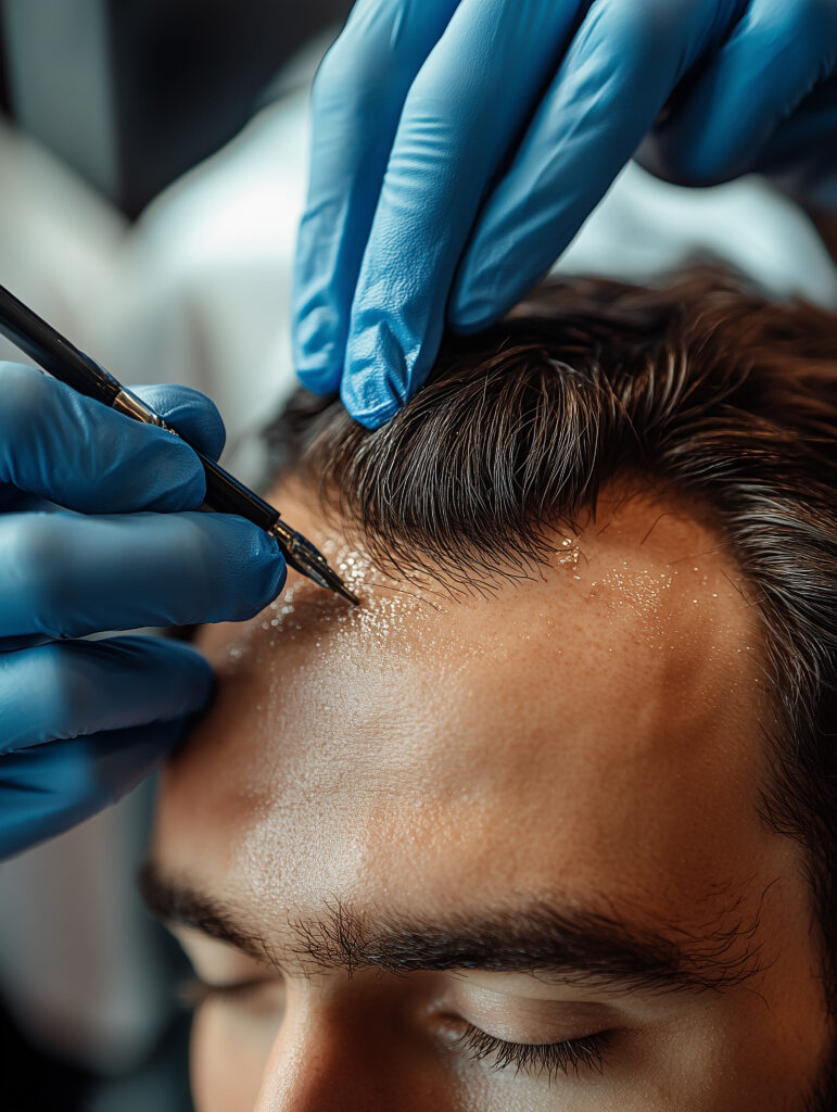 SMP behandling Scalp micropigmentation mod hårtab mænd kvinder Kolding